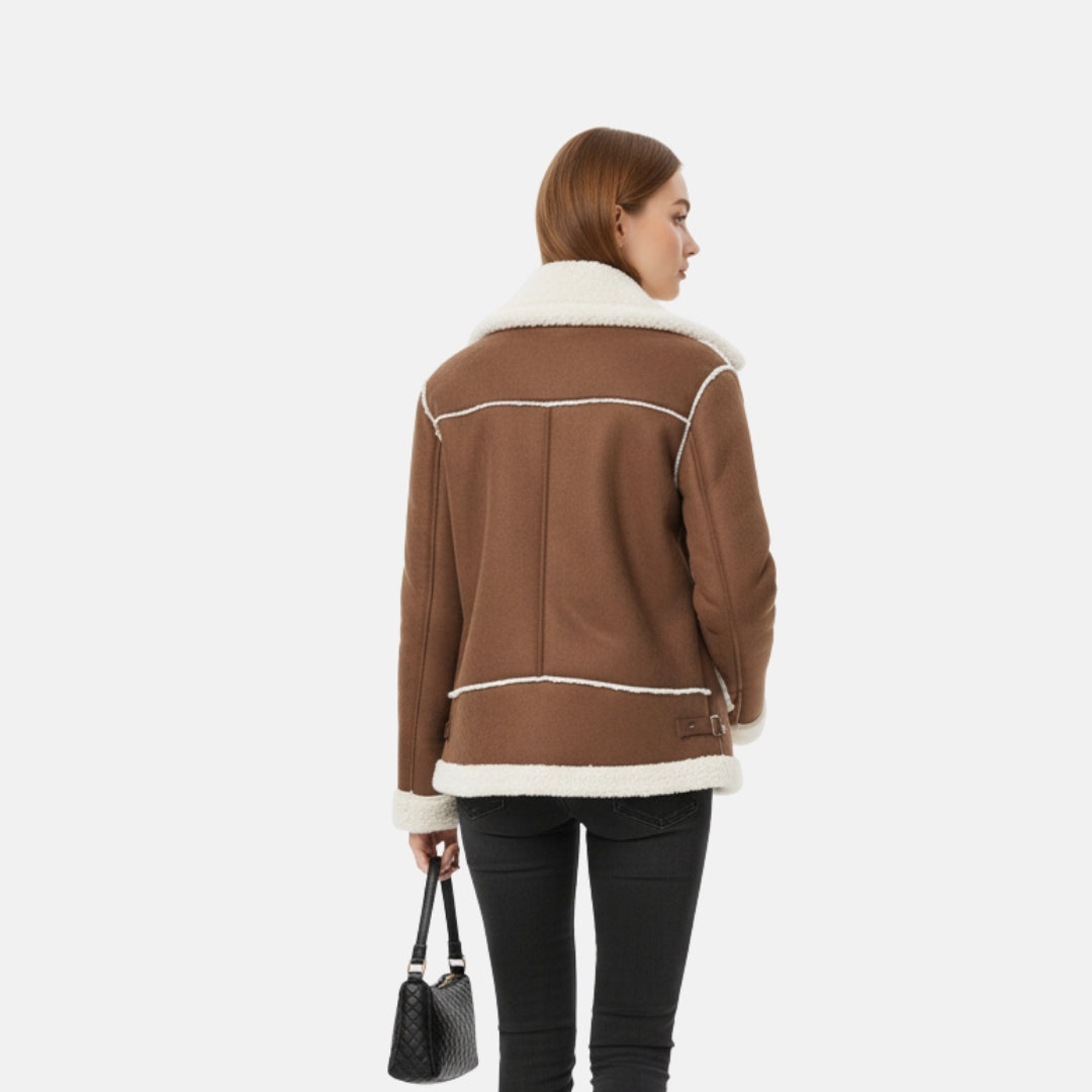 VELYXA | Women’s Winter Coat – Wool-Polyester Blend