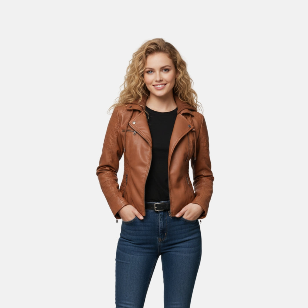 VELYXA | Women’s Two-Piece Jacket with Detachable Hood and Pockets