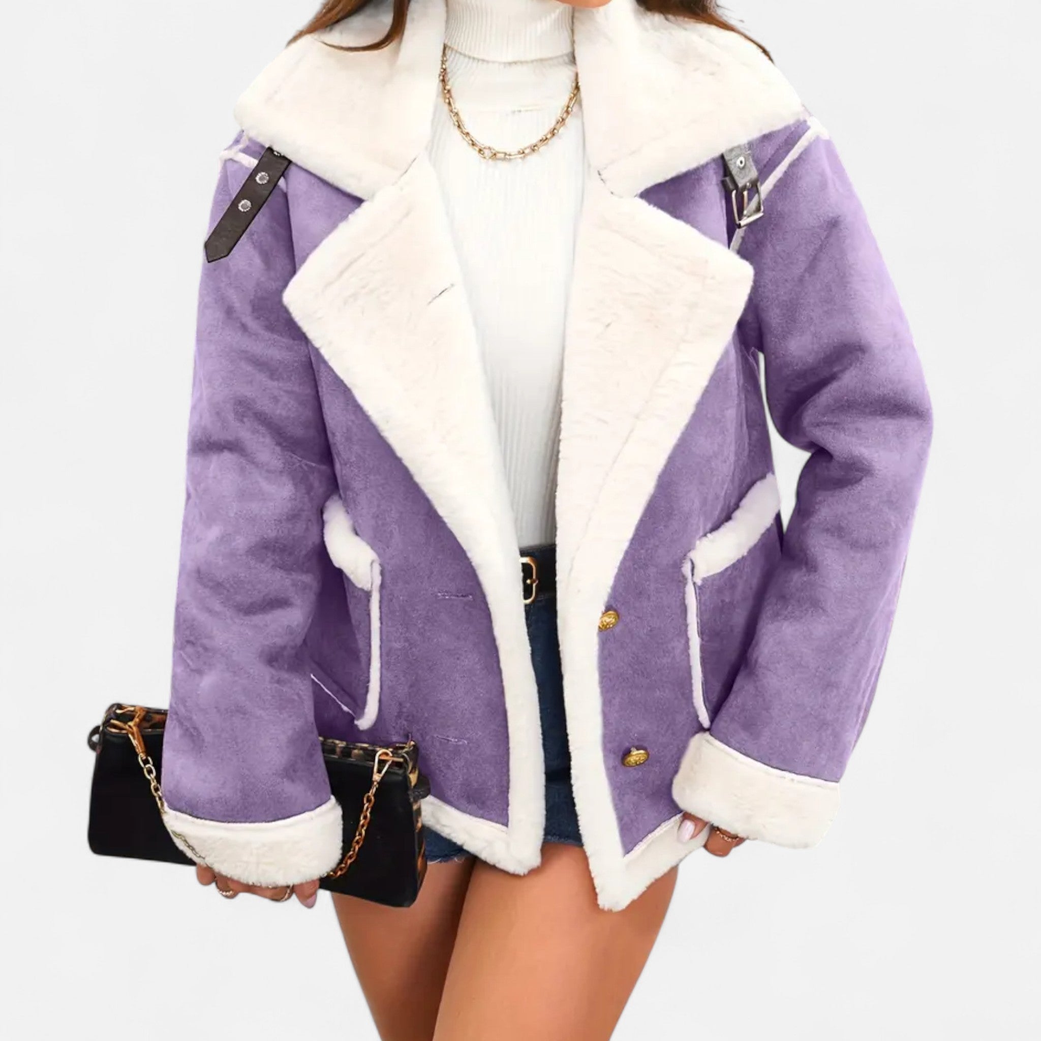 VELYXA | Women’s Winter Coat – Wool-Polyester Blend