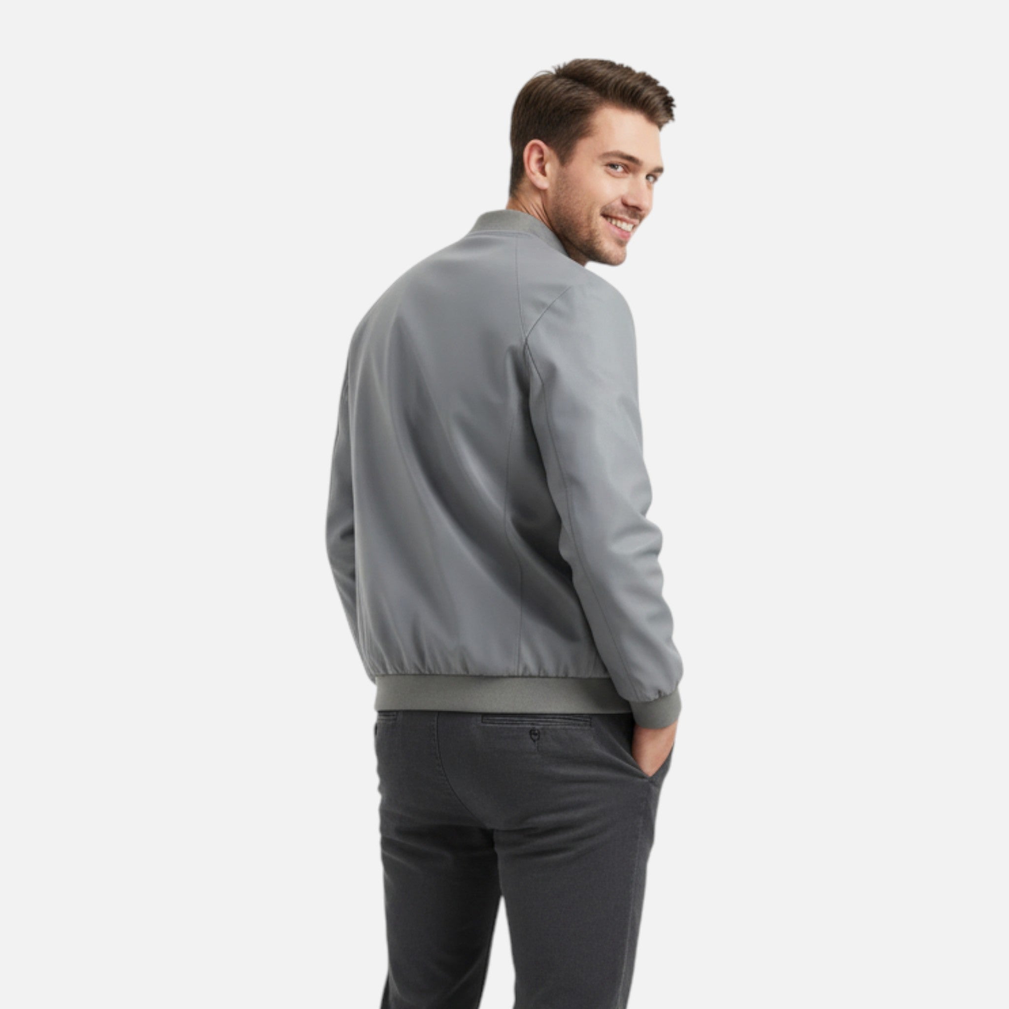 VELYXA | Men’s Insulated Zip-Up Jacket with Baseball Collar