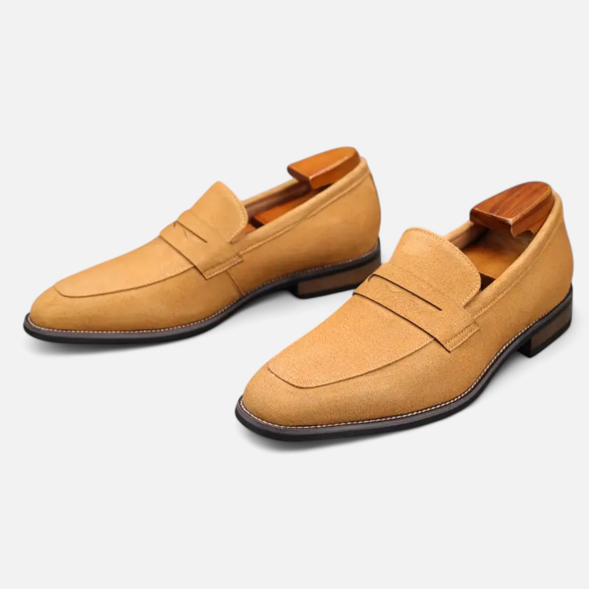 VELYXA | Men’s Cowhide Slip-On Loafers