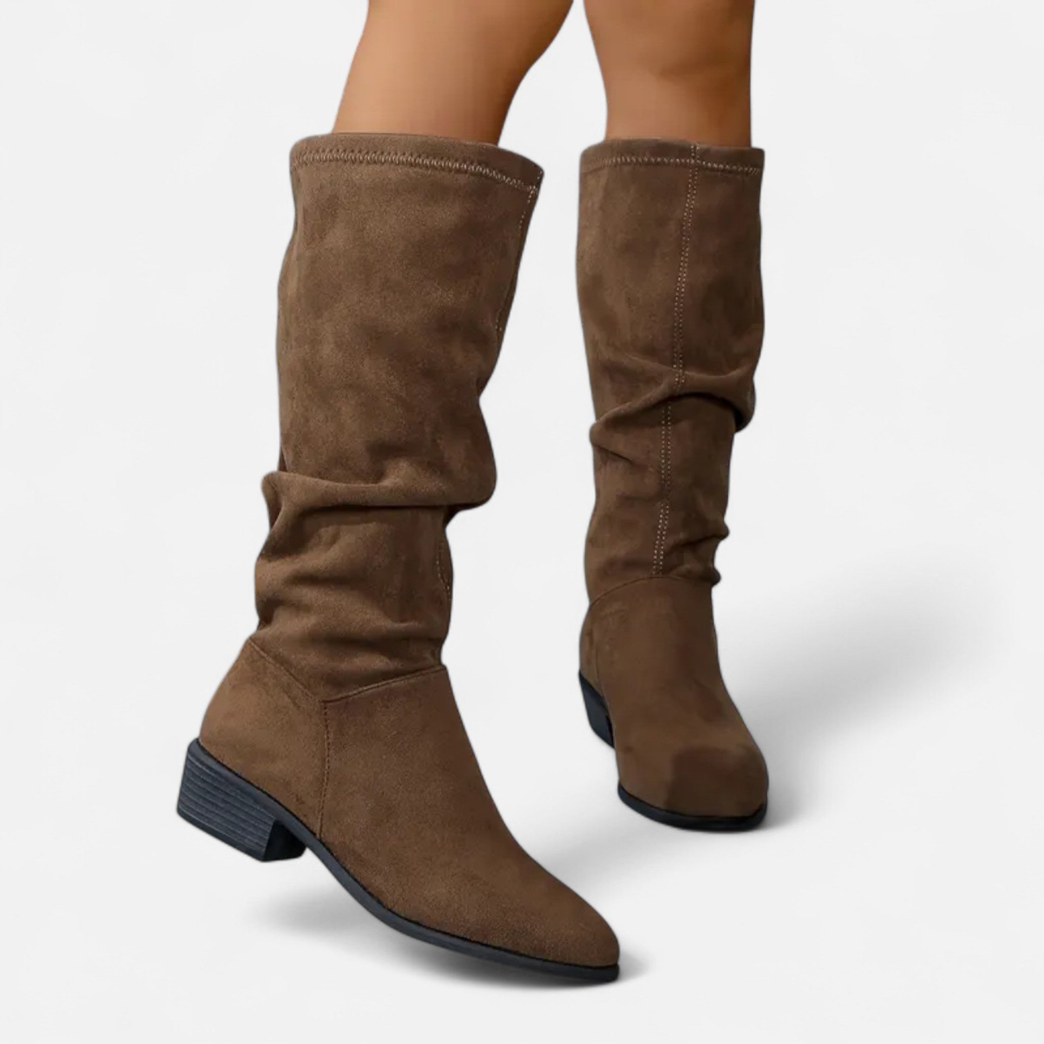 VELYXA | Women’s Knee-High Block Heel Boots
