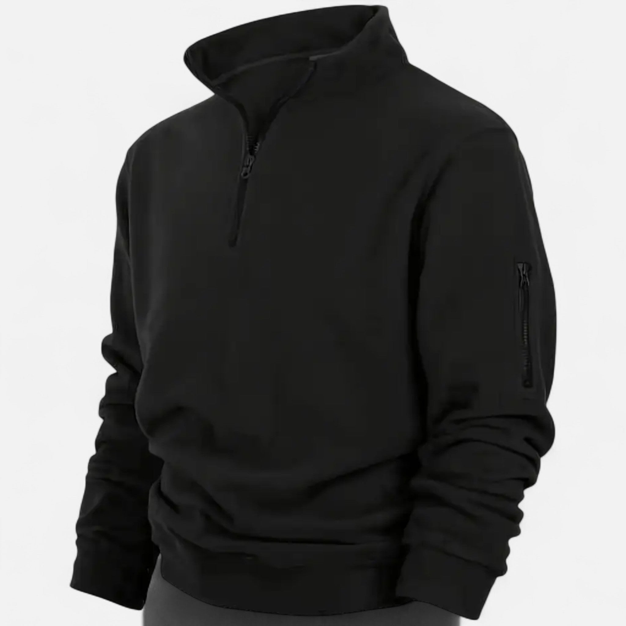 VELYXA | Men’s Collared Half-Zip Fleece Shirt
