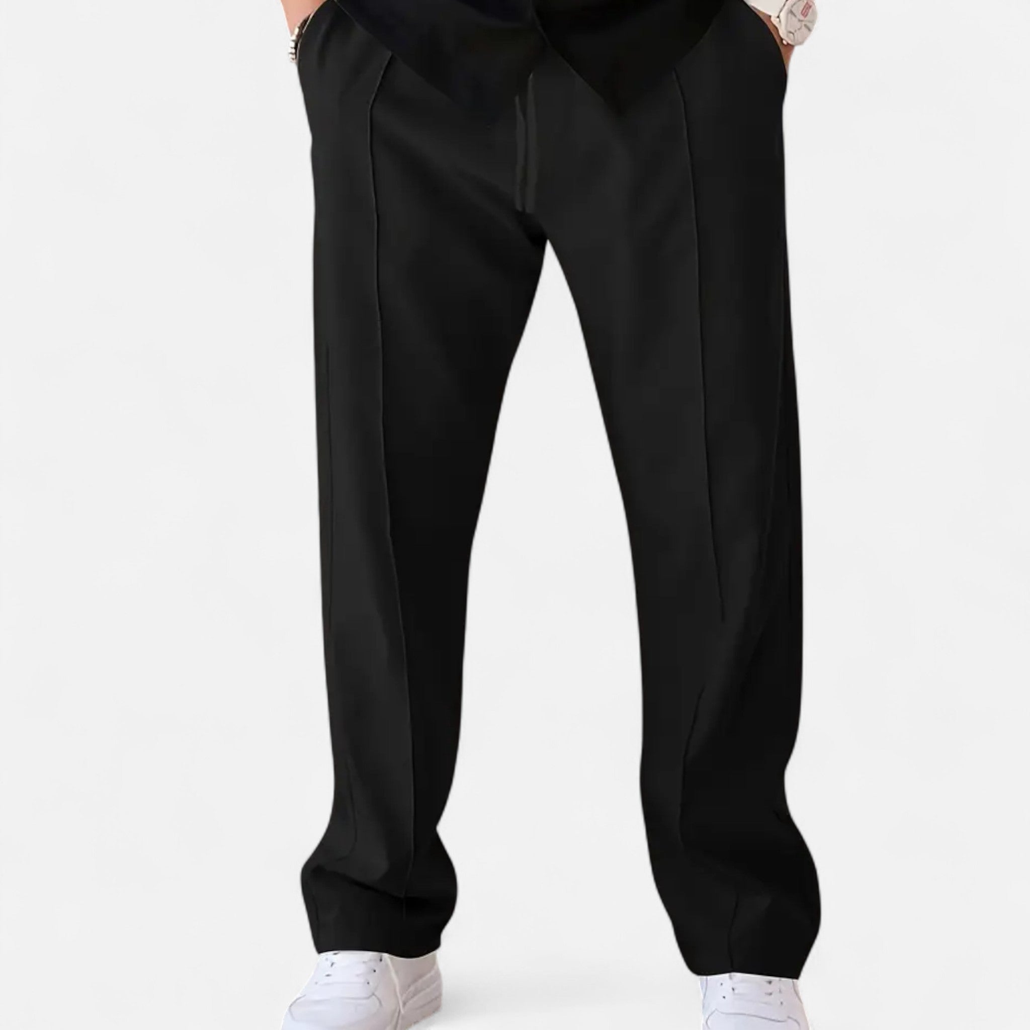 VELYXA | Men’s Business Trousers with Adjustable Drawstring Waist