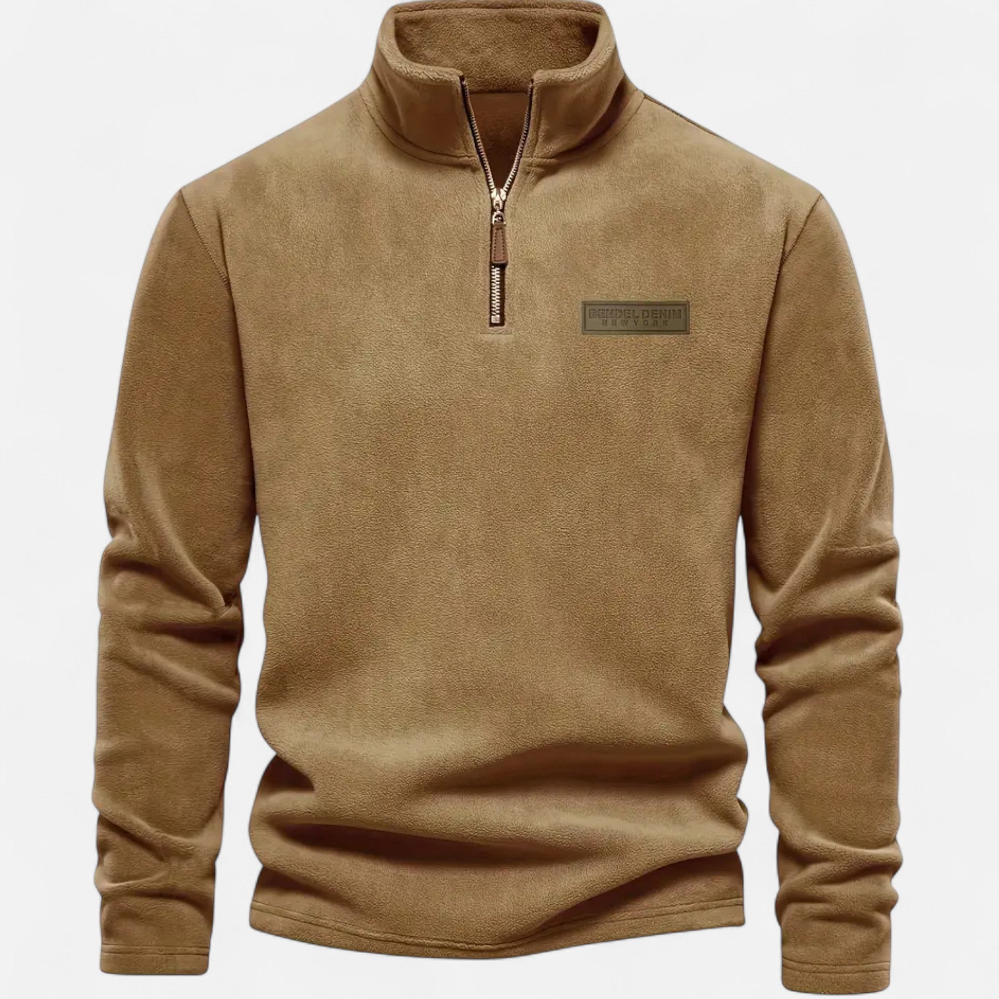 VELYXA | Men’s Half-Zip Fleece Sweatshirt with Stand Collar