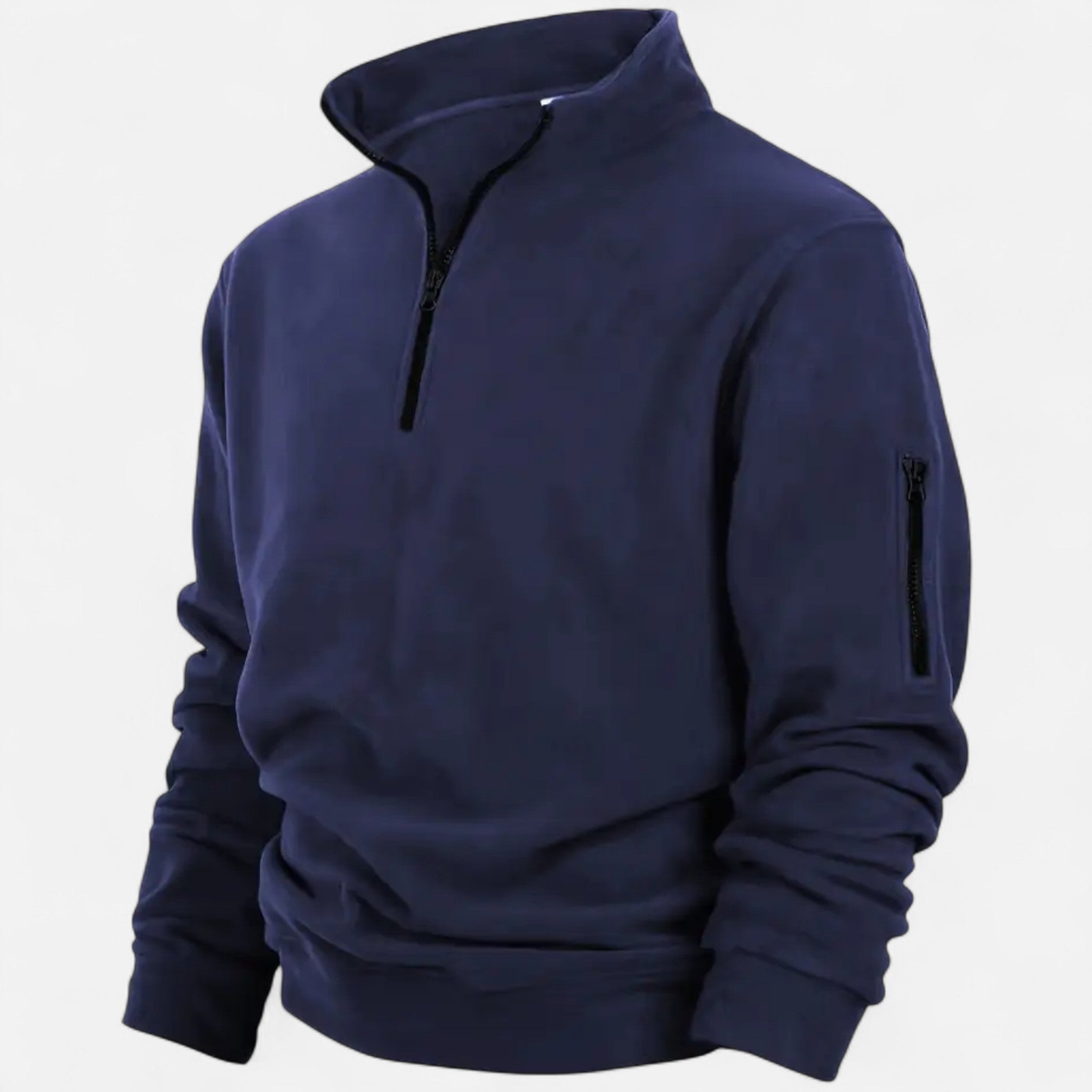 VELYXA | Men’s Collared Half-Zip Fleece Shirt