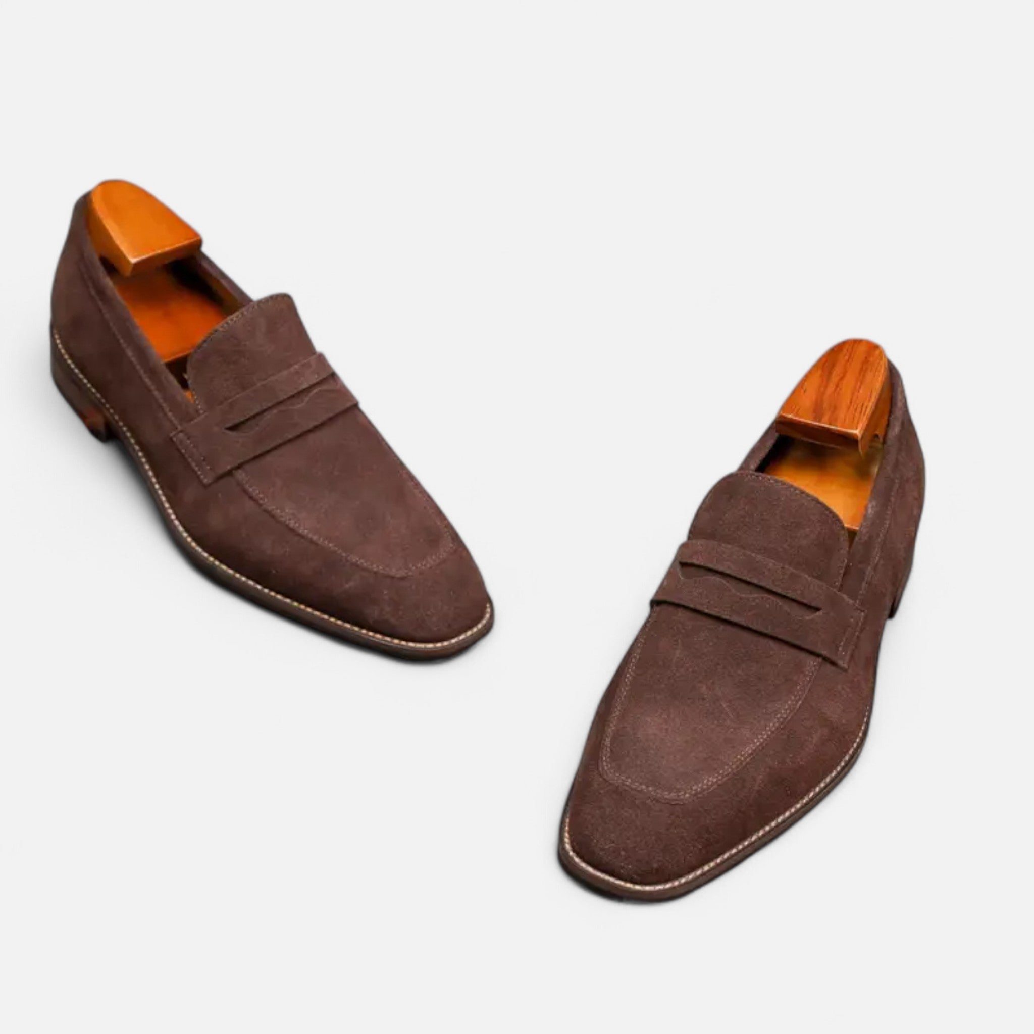 VELYXA | Men’s Cowhide Slip-On Loafers