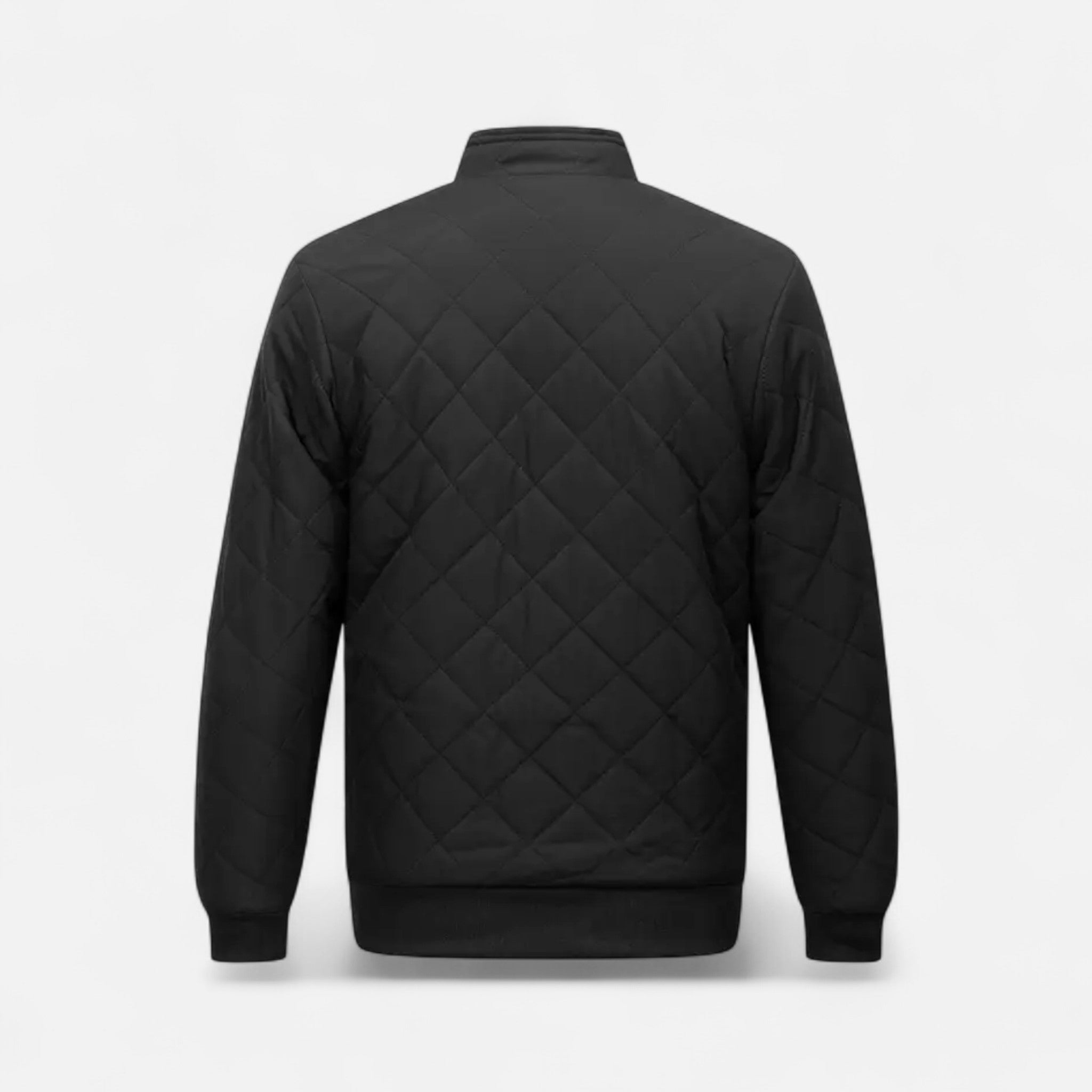 VELYXA | Men’s Quilted Fleece-Lined Jacket – Zip-Up