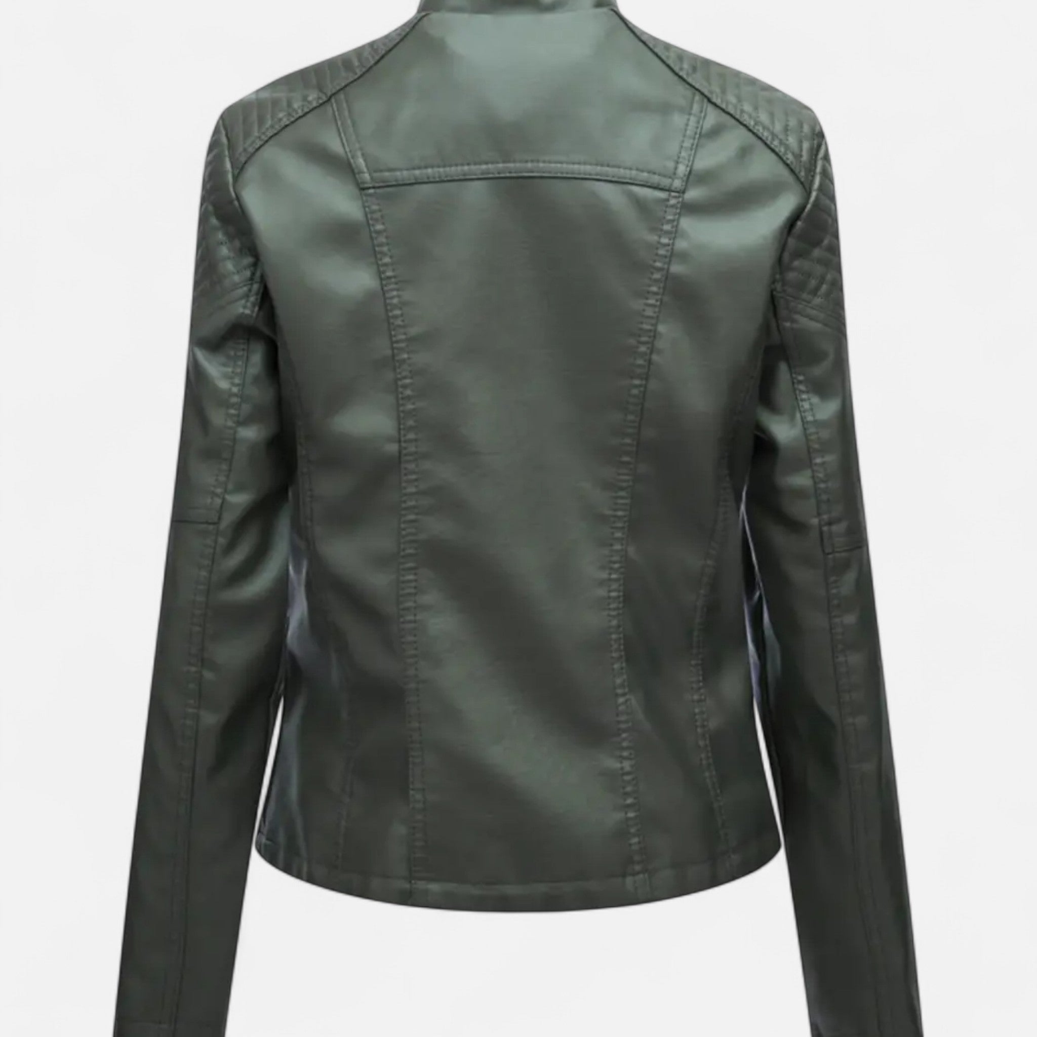 VELYXA | Women’s Short Jacket with Stand Collar and Pockets