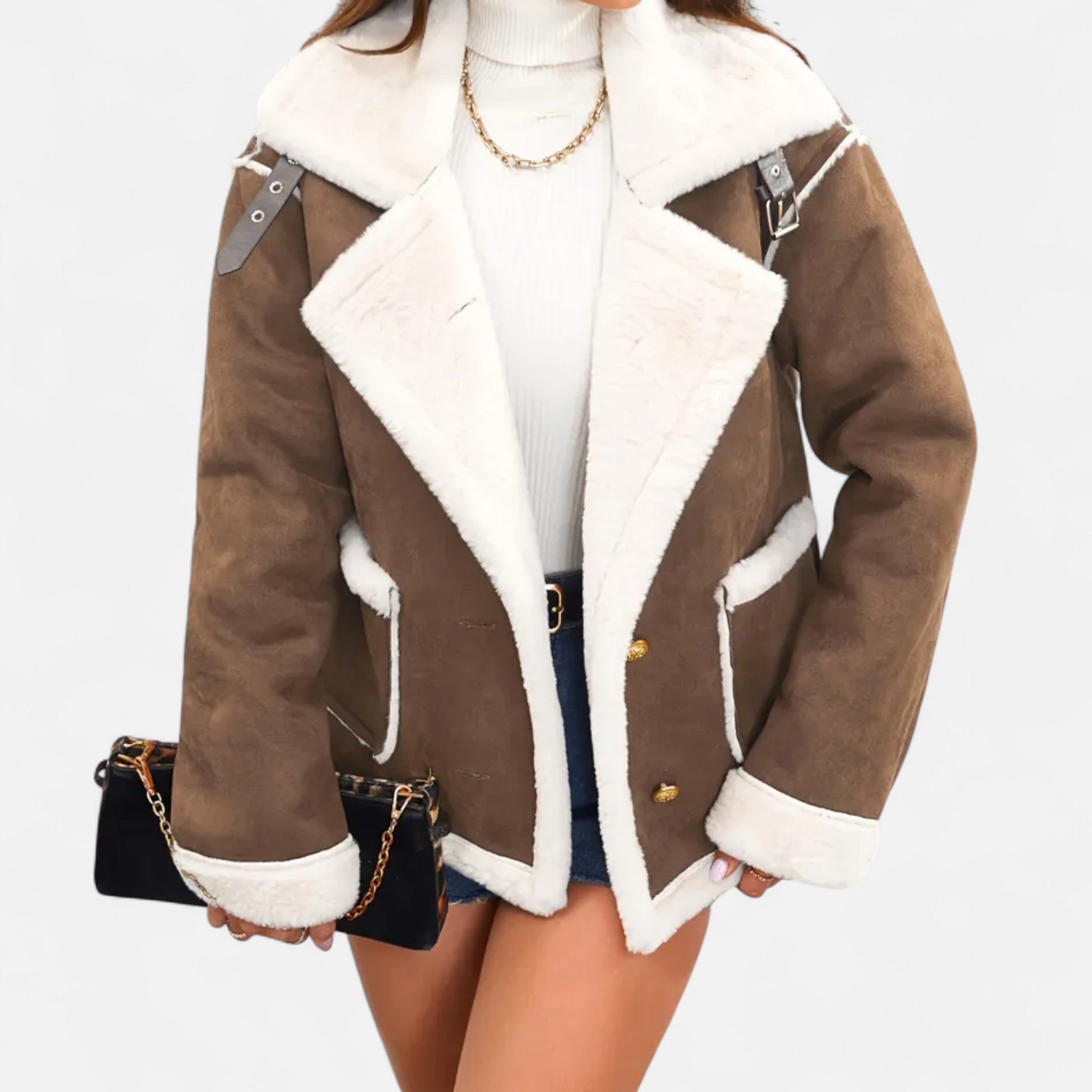 VELYXA | Women’s Winter Coat – Wool-Polyester Blend