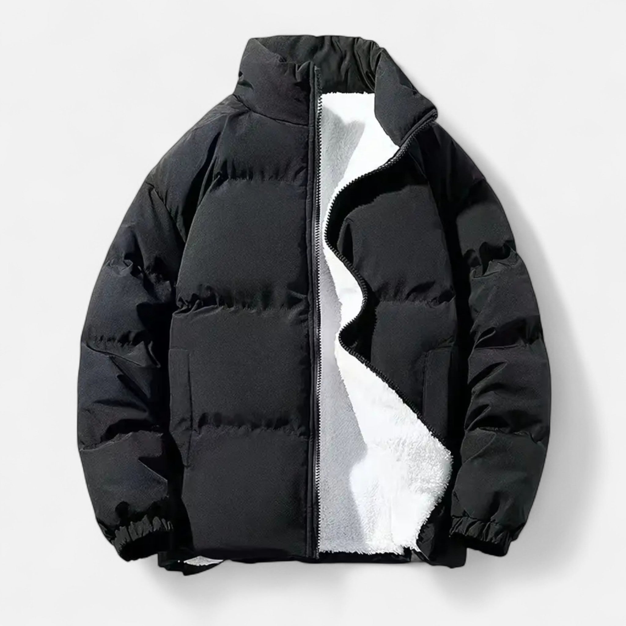 VELYXA | Men’s Casual Zip-Up Jacket with Stand Collar