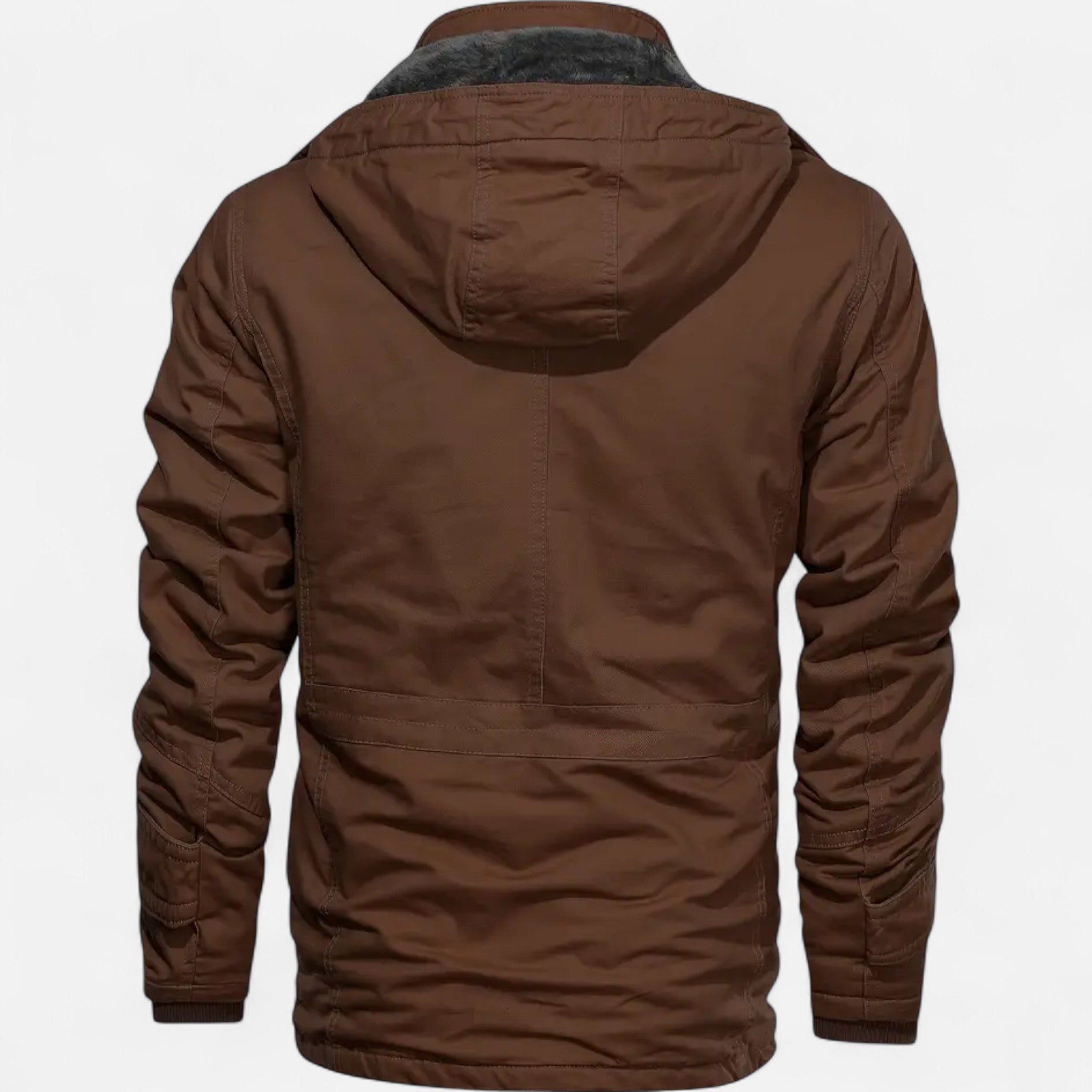 VELYXA | Men’s Mid-Length Zip-Up Jacket with Detachable Hood