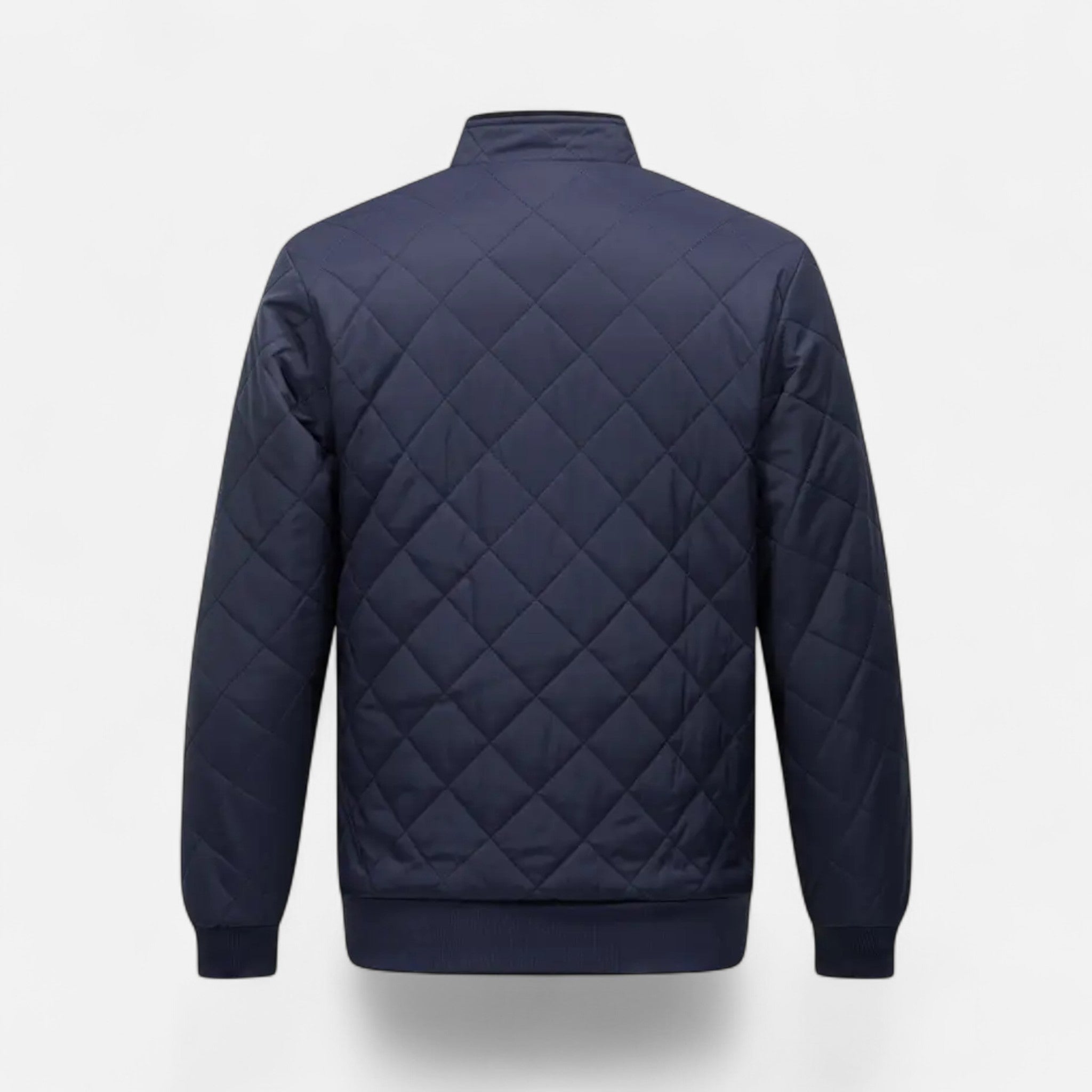 VELYXA | Men’s Quilted Fleece-Lined Jacket – Zip-Up