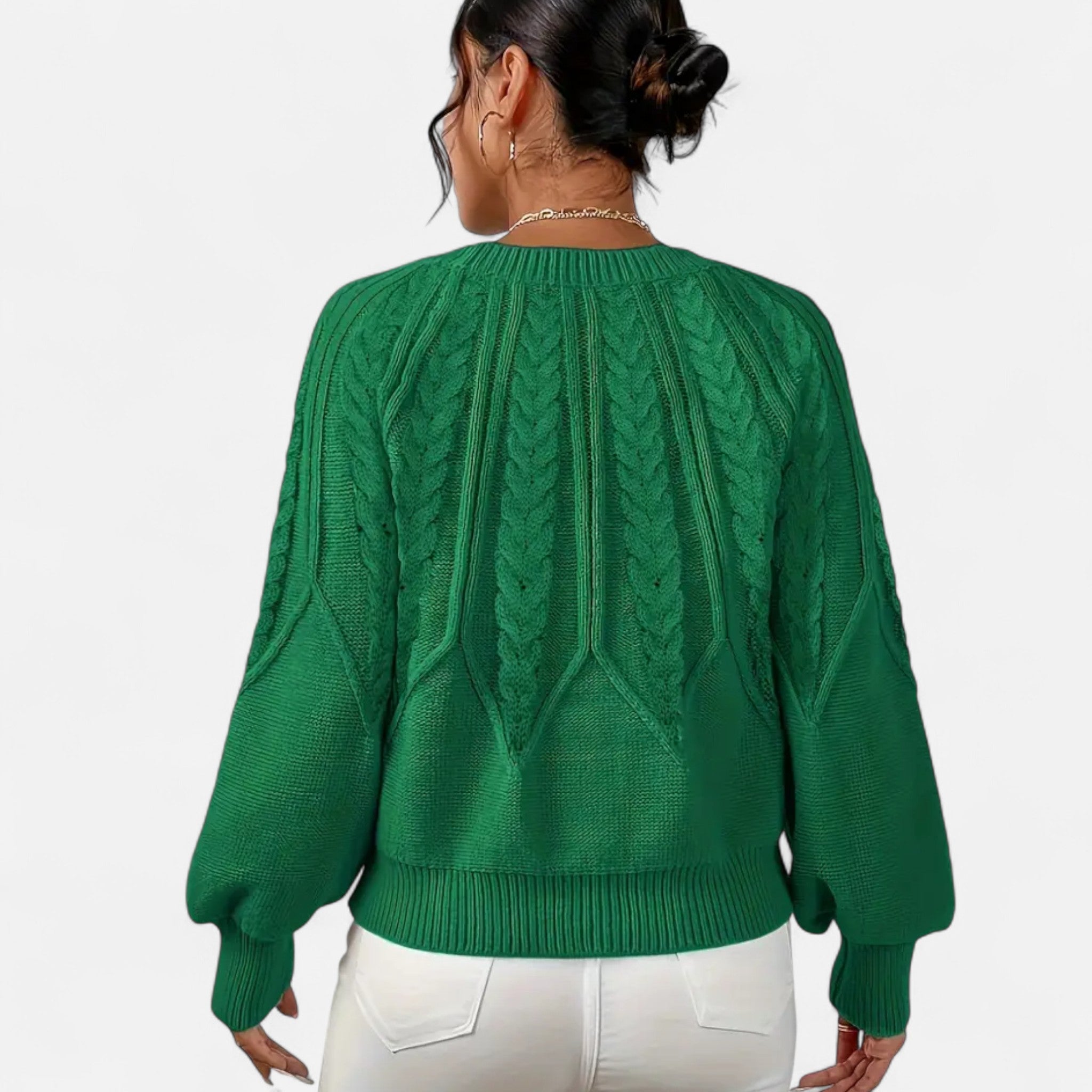 VELYXA | Women’s Pullover Sweater with Round Neck