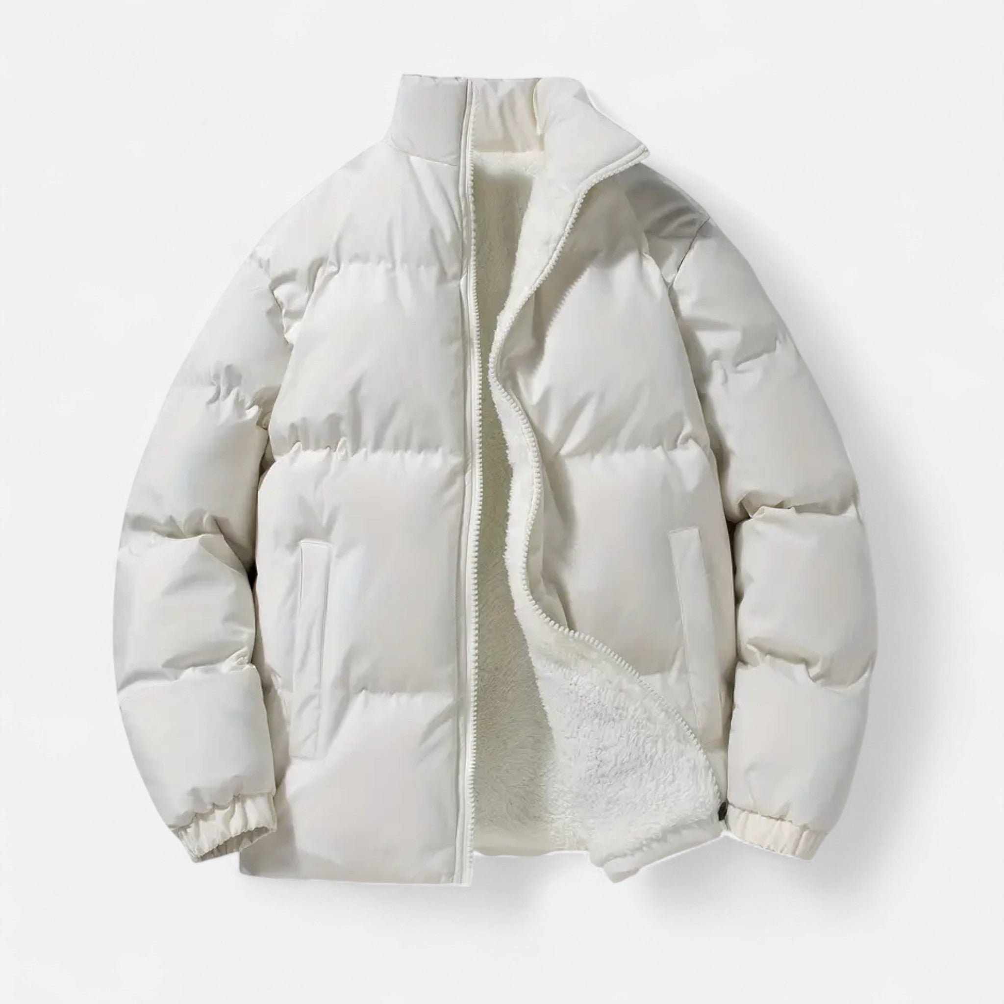 VELYXA | Men’s Casual Zip-Up Jacket with Stand Collar