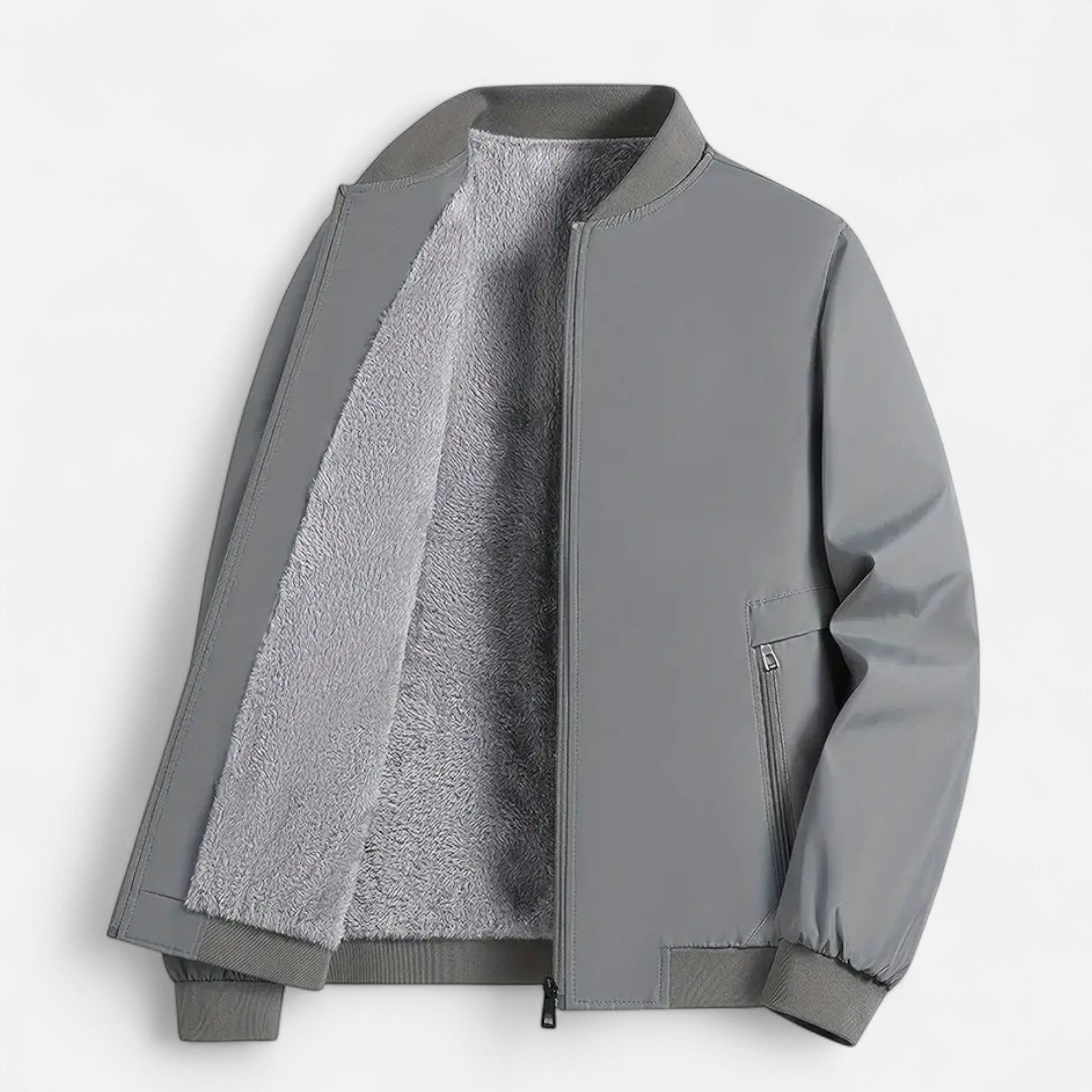 VELYXA | Men’s Insulated Zip-Up Jacket with Baseball Collar