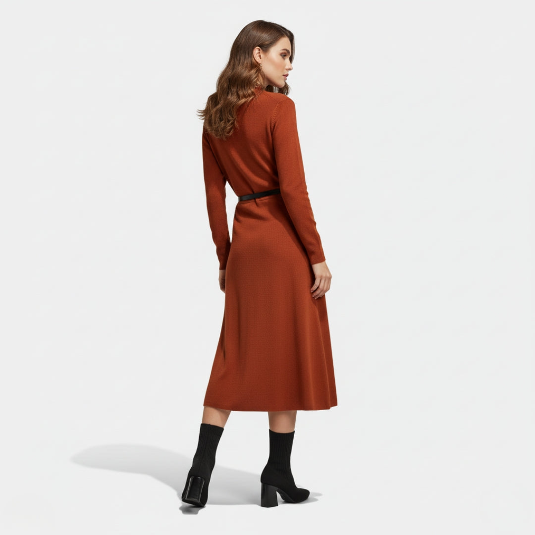 VELYXA | Women’s Slip-On Knitted Boots with Pointed Toe