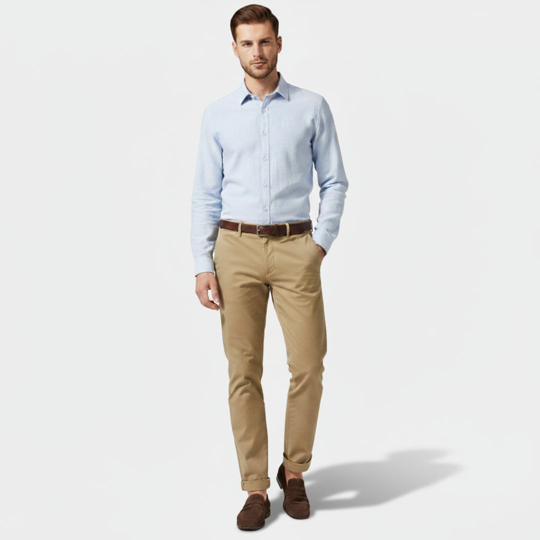 VELYXA | Men’s Cowhide Slip-On Loafers