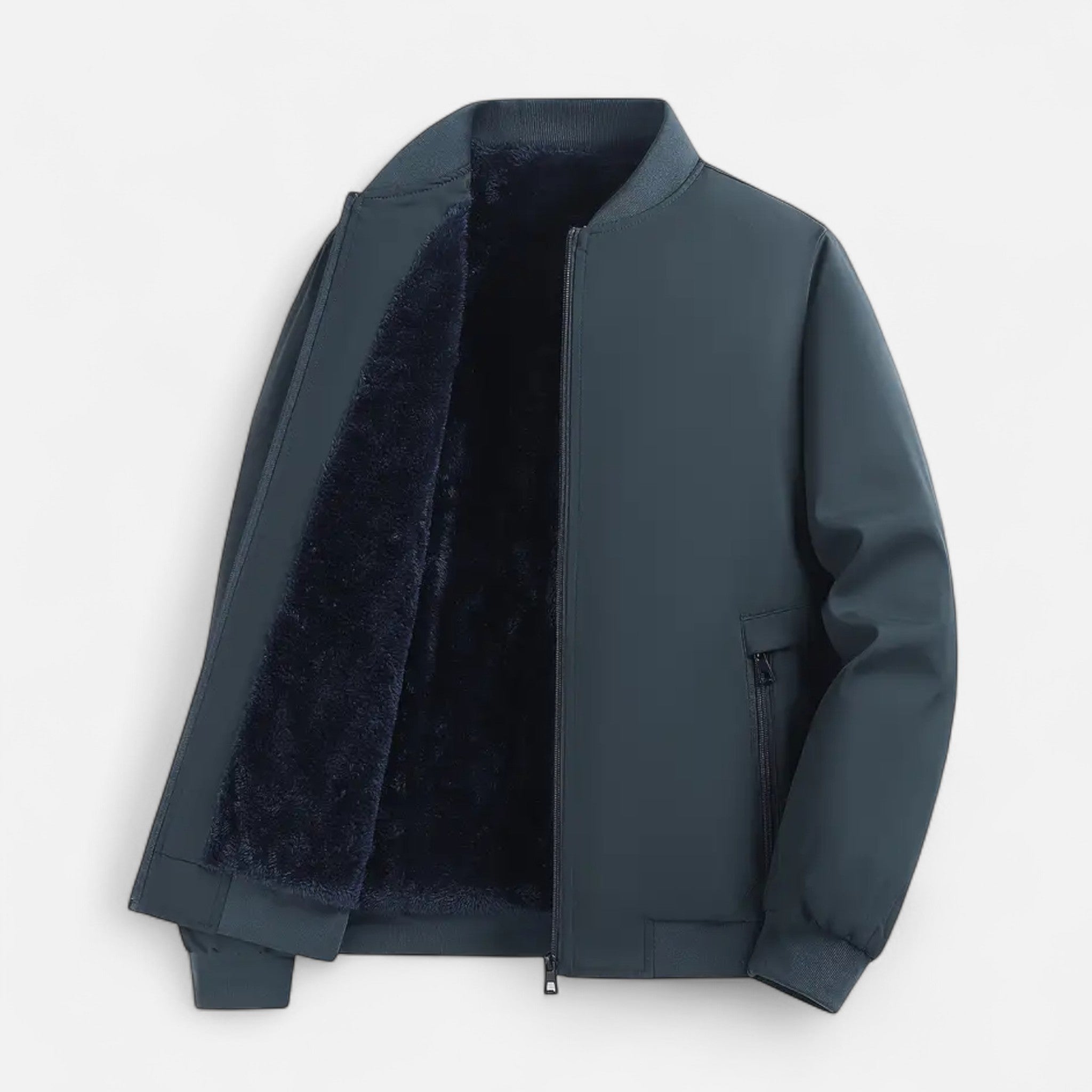 VELYXA | Men’s Insulated Zip-Up Jacket with Baseball Collar