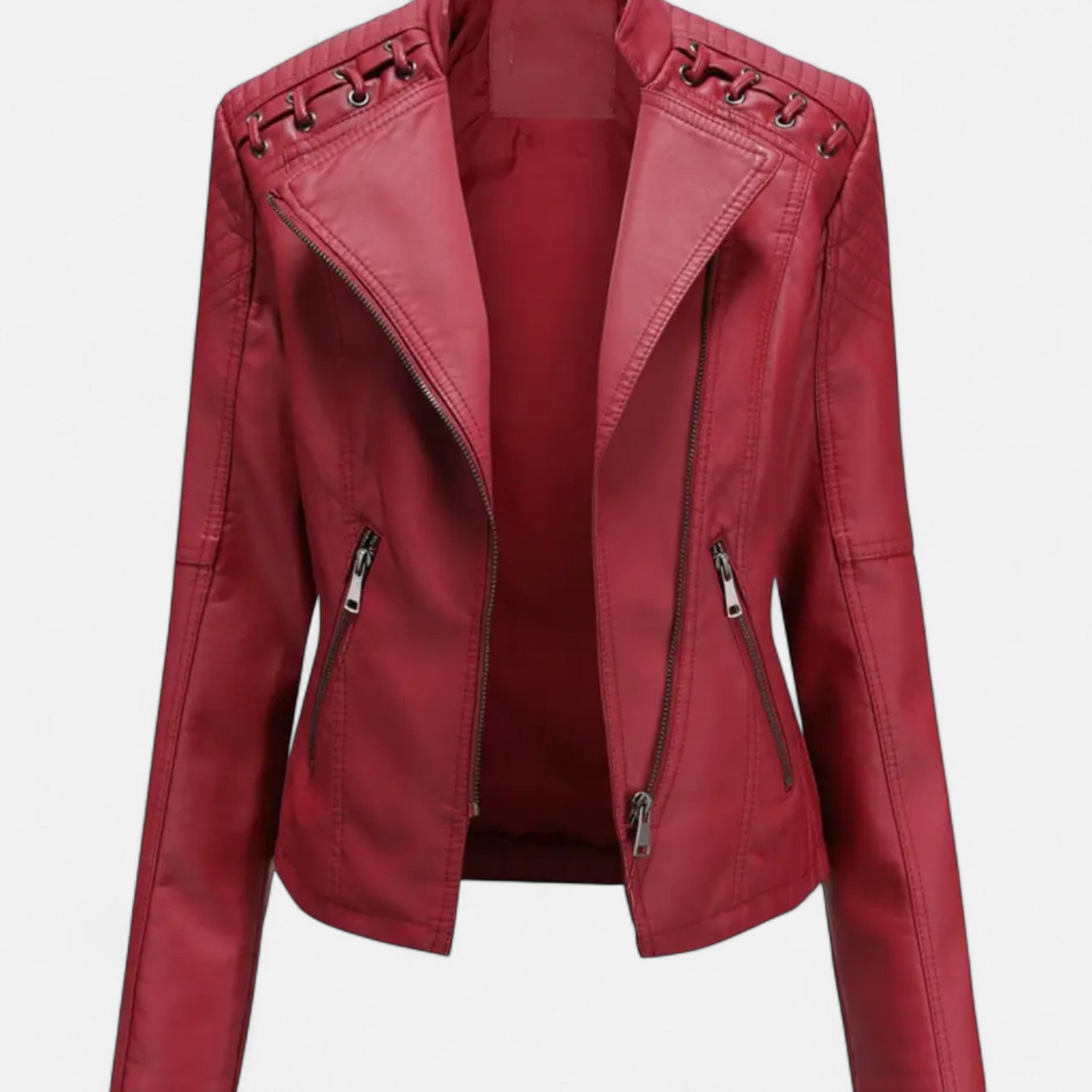 VELYXA | Women’s Short Jacket with Stand Collar and Pockets