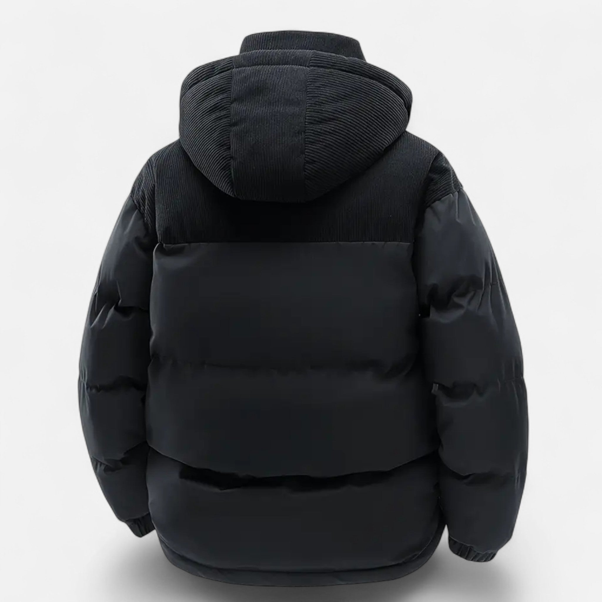 VELYXA | Men’s Hooded Cotton Zip-Up Jacket