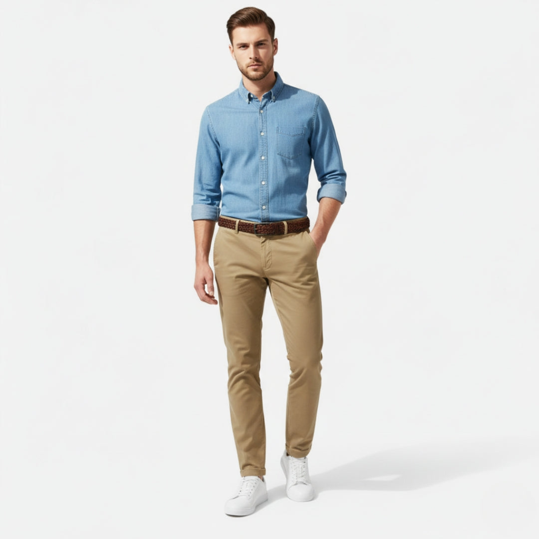 VELYXA | Men’s Low-Top Sneakers with Durable Sole