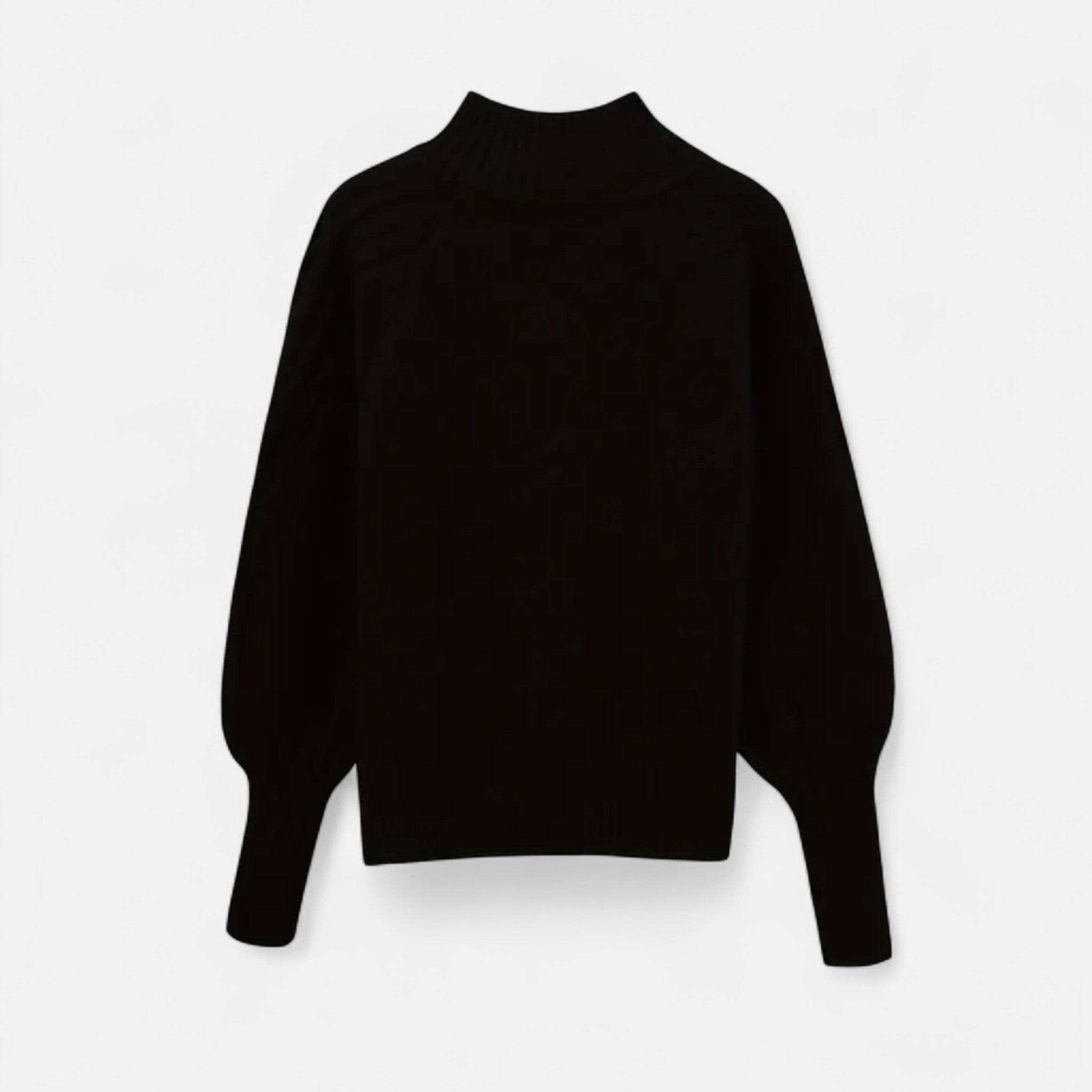 VELYXA | Women’s Knit Pullover Sweater with Half-High Collar