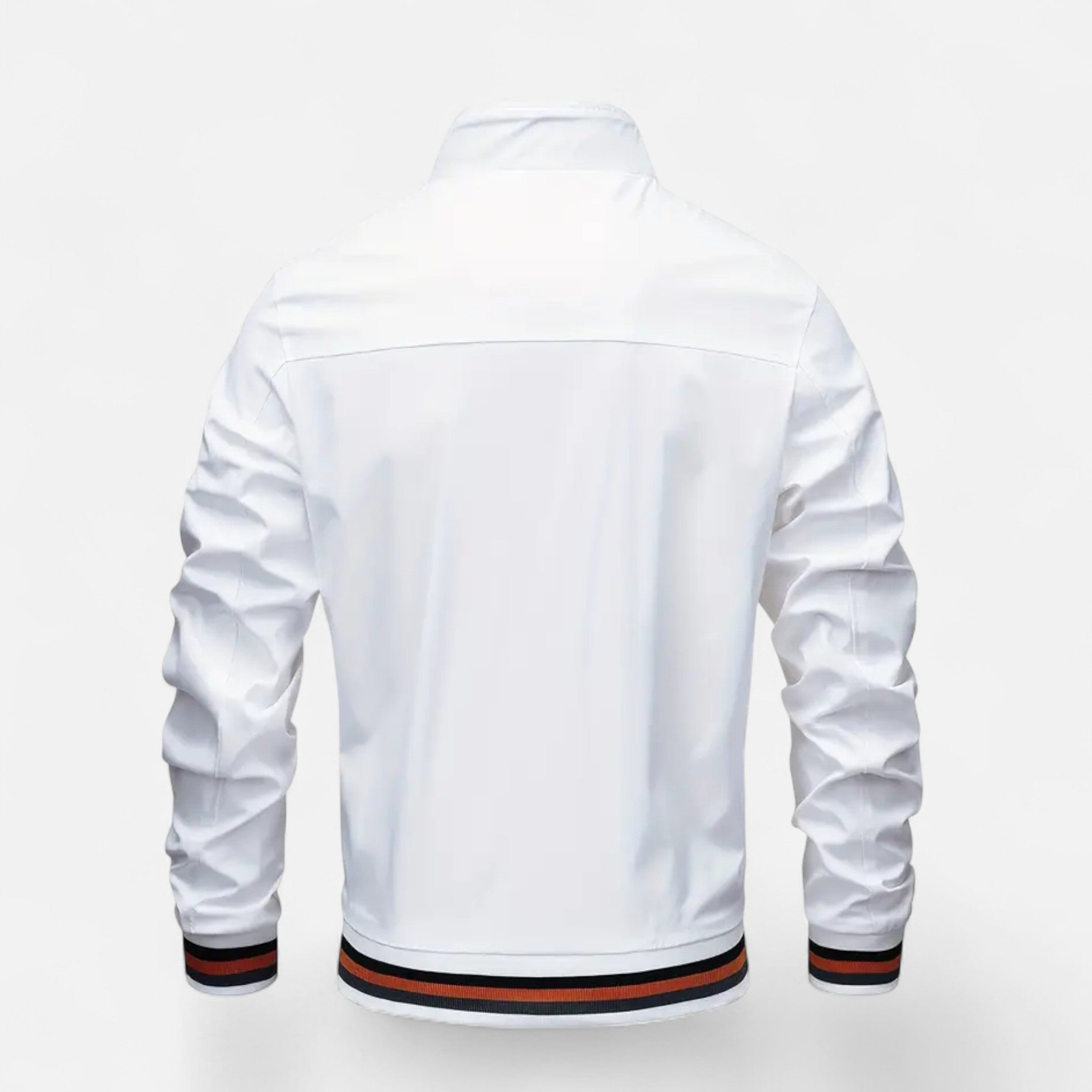 VELYXA | Men’s Zip-Up Bomber Jacket with Stand Collar