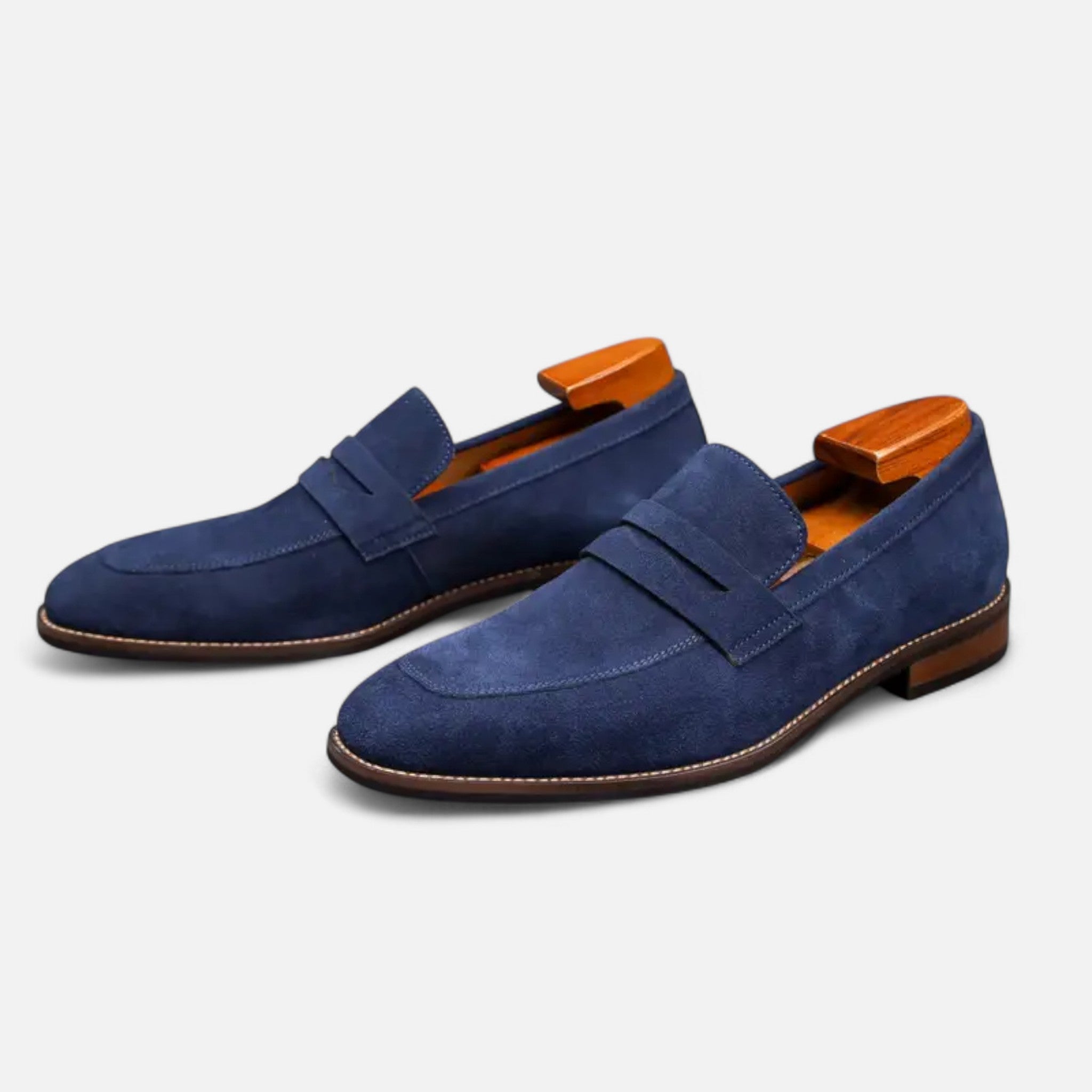 VELYXA | Men’s Cowhide Slip-On Loafers