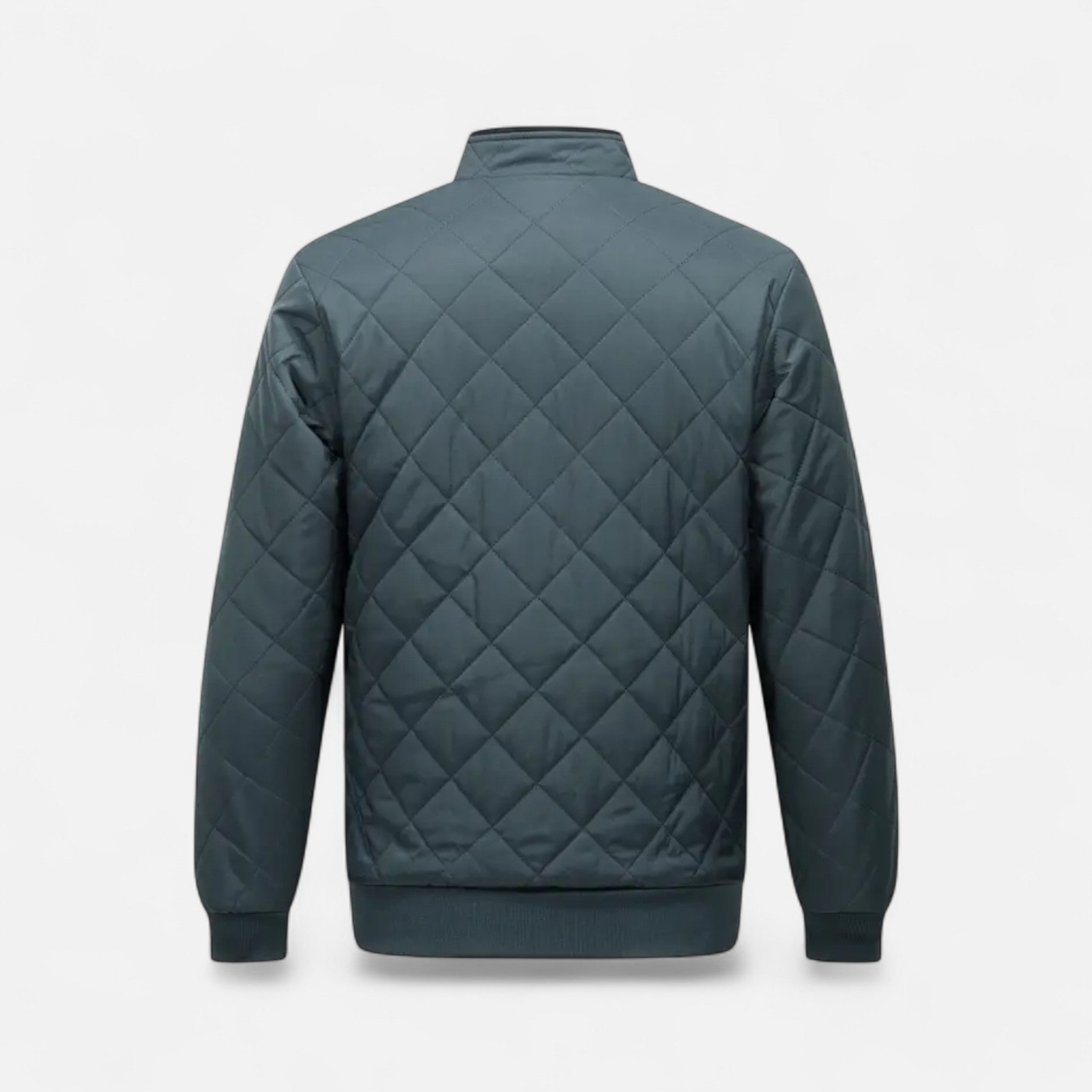 VELYXA | Men’s Quilted Fleece-Lined Jacket – Zip-Up