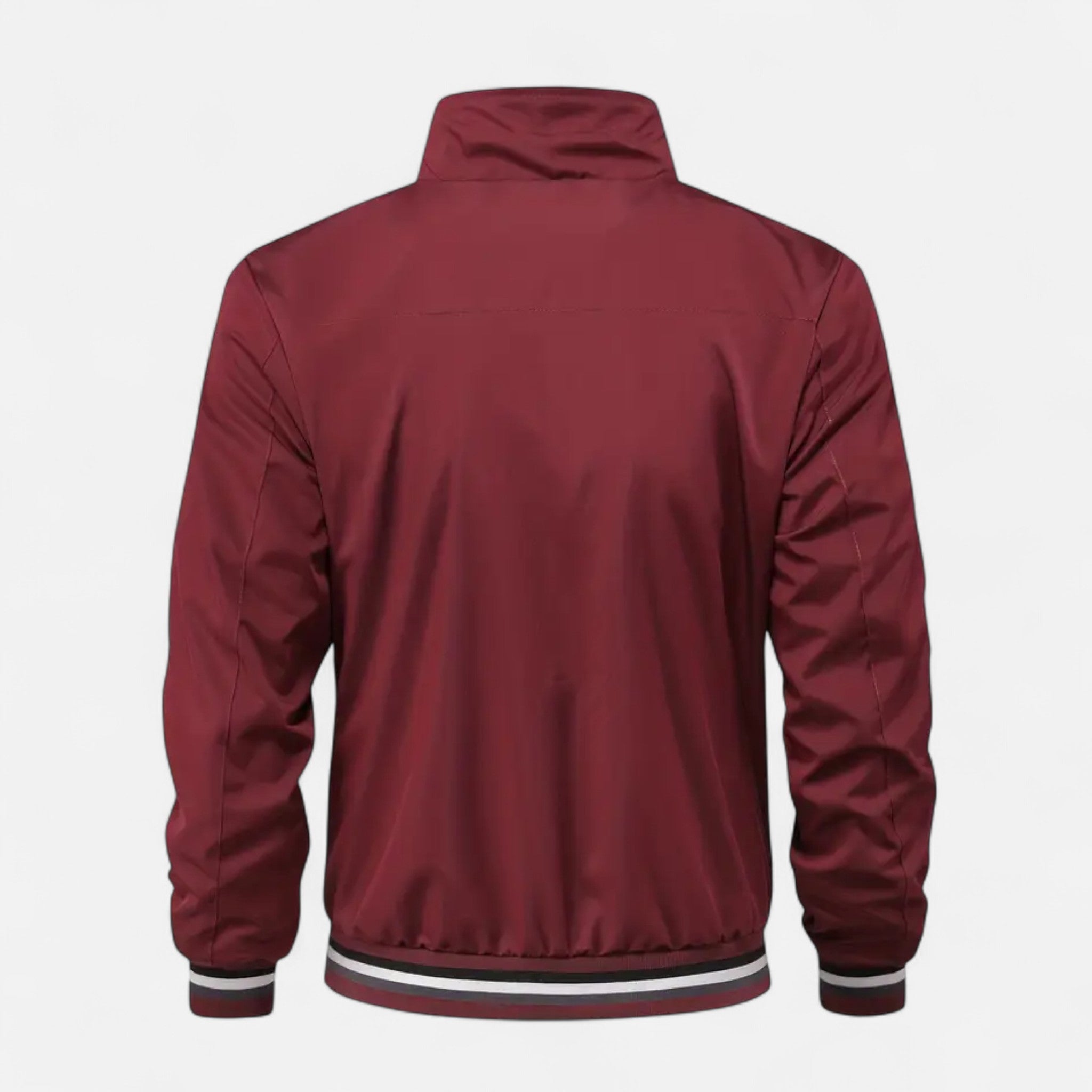 VELYXA | Men’s Zip-Up Bomber Jacket with Stand Collar