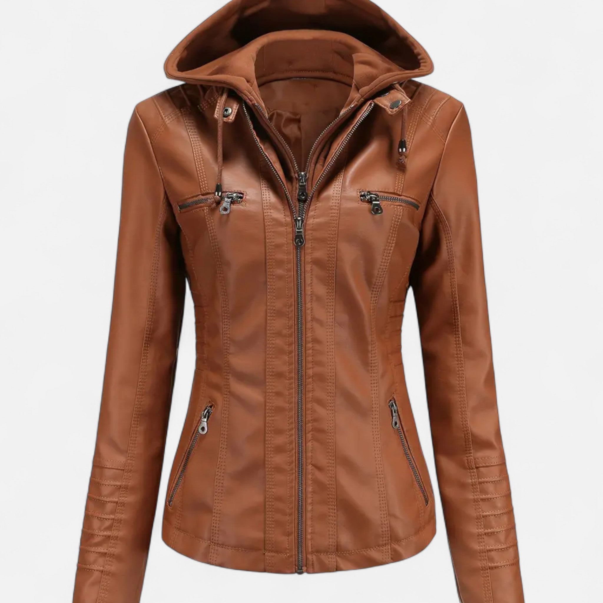 VELYXA | Women’s Two-Piece Jacket with Detachable Hood and Pockets