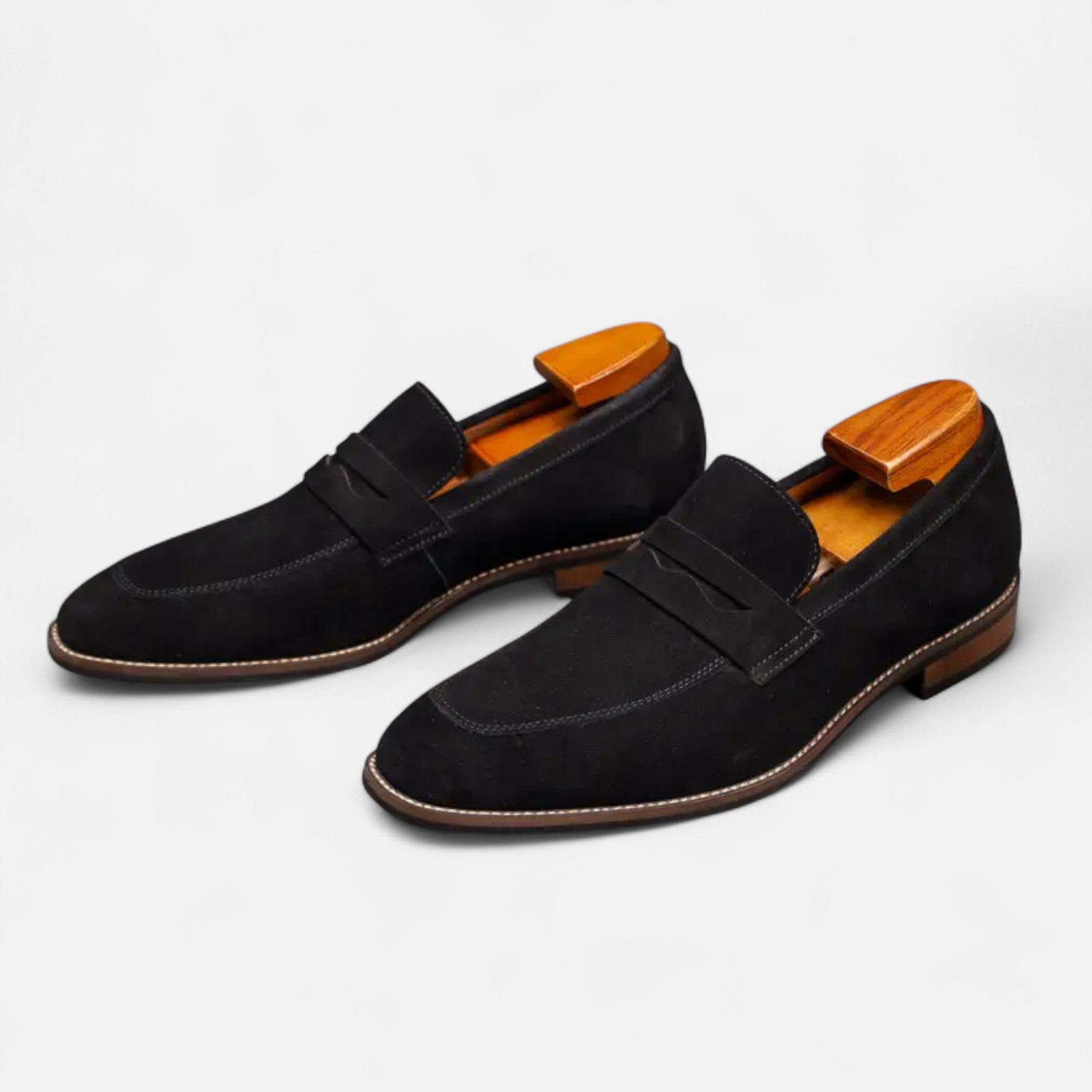 VELYXA | Men’s Cowhide Slip-On Loafers